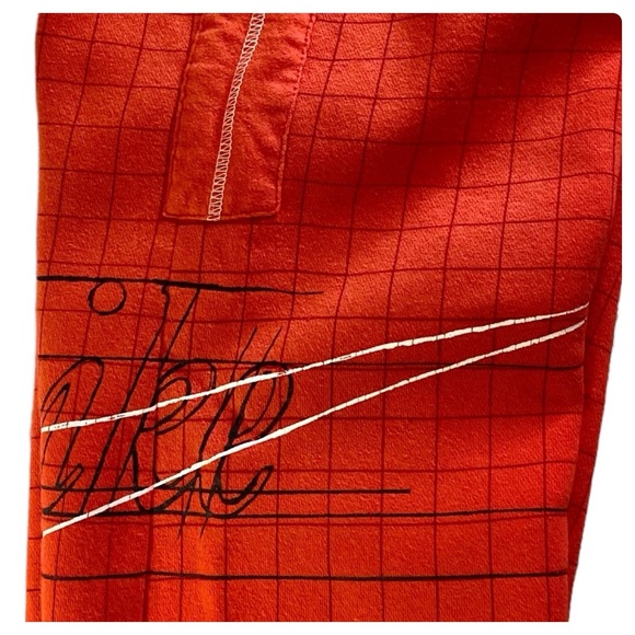 Nike Sportswear Story Of The Swoosh Tapered Joggers Orange & Black Men's Small - Picture 14 of 16